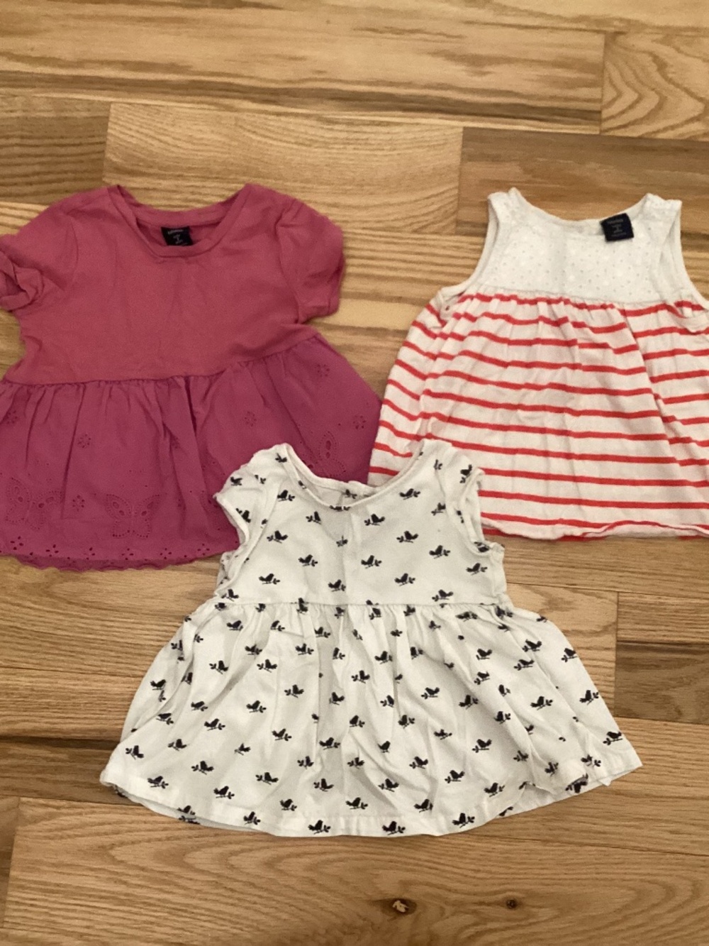 Baby Gap - 3 girls summer tops
